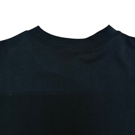 Dignite collier ロゴワイドミニTシャツ -    ブラック