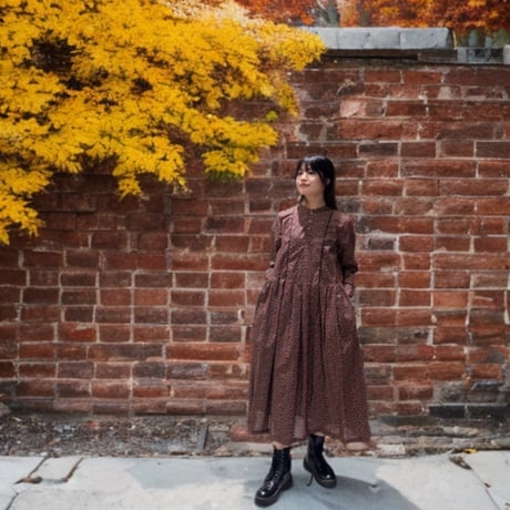 J.sloane リバティプリント"Paper Tulips" RED