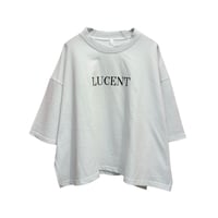 Dignite collier ロゴワイドミニTシャツ -  オフホワイト
