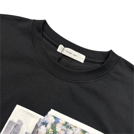 EimeeLaw    メッシュスリーブTシャツ    -ブラック