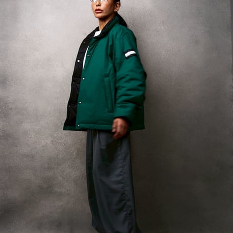 予約販売【M53.】  BLOCK LAYER DOWN JACKET 8月末〜9月入荷販売予定