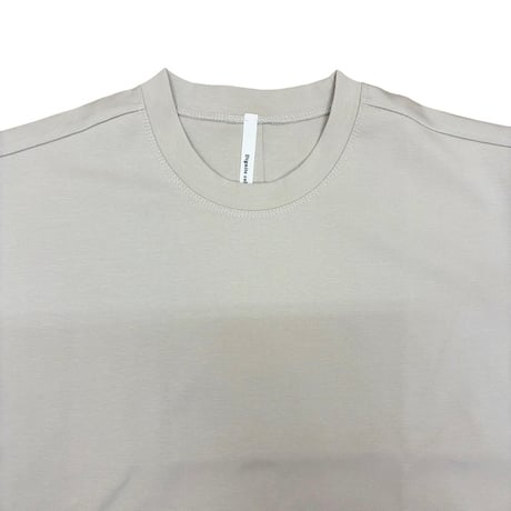 Dignite collier 裾切替 Tシャツ - ベージュ