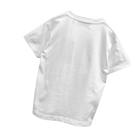 THOMAS MAGPIE 【grasol限定】コラボミニTシャツ　ホワイト×ブルー
