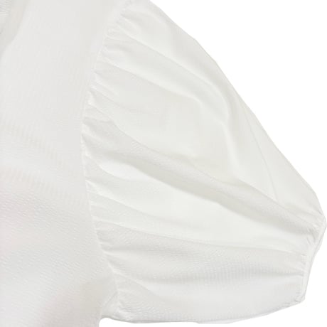 LIROMA パフスリーブブラウス　White
