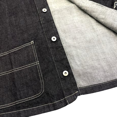 vent blanc+   10.5oz DENIM COVERALLS
