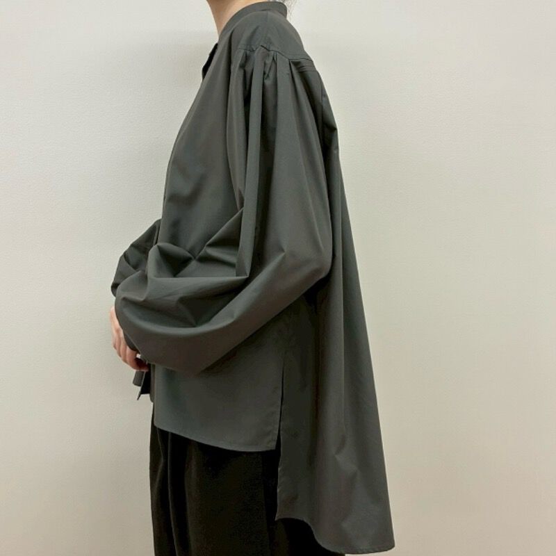 ATELIER SIX 袖リブボリュームブラウス - ブラウン | grasol Naga