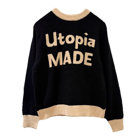 THOMAS MAGPIE ロゴニットプルオーバー  ブラック