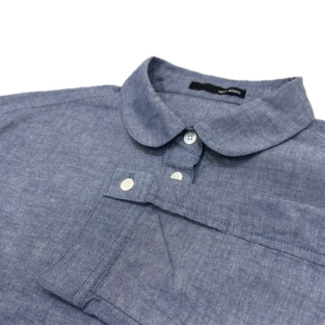 ventblanc 丸襟ワンピース　blue