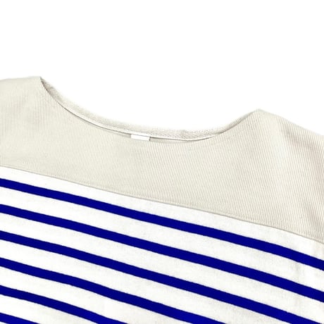 ventblanc  ボーダーカットソー  -ブルー