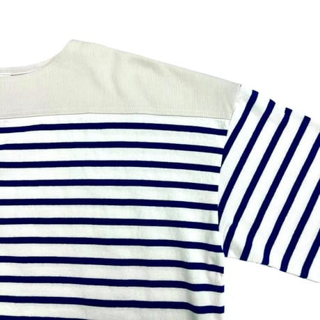 vent blanc ボーダーカットソー -ネイビー