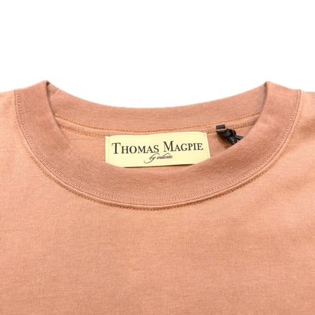 THOMAS MAGPIE | ロゴプリントビッグTシャツ | 【Beige】