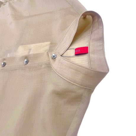 LIROMA シアーオーバーシャツ モカ