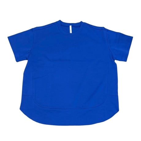 Dignite collier 裾切替 Tシャツ - ブルー