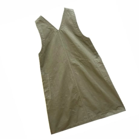 TIGREBROCANTE ジンバブエＶネックワークノースリーブワンピース　Olive