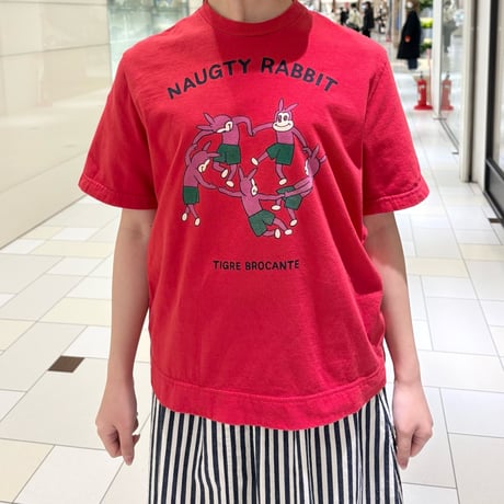 TIGRE BROCANTE ダンスナッティーショートスリーブT   RED