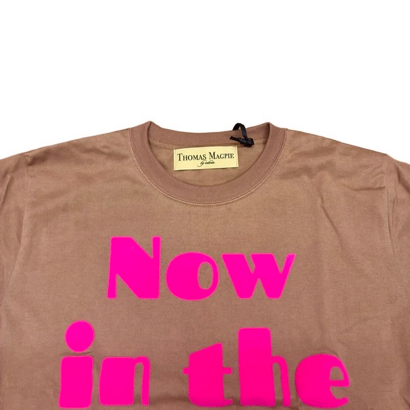 THOMAS MAGPIE ロゴビッグTシャツ - ベージュ | grasol Nagas