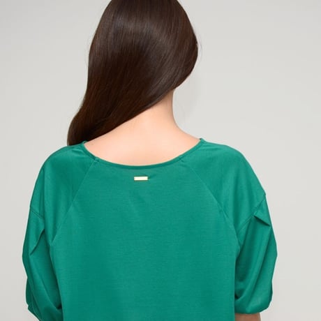 Praia 袖タックパフTシャツ - グリーン