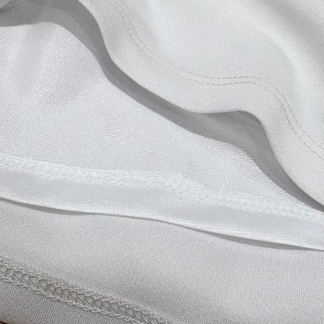 QTUME ダブルフェイスタンクトップ white