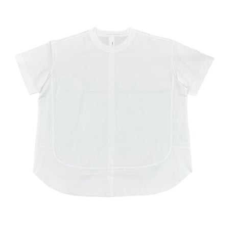 Dignite collier 裾切替 Tシャツ - オフホワイト