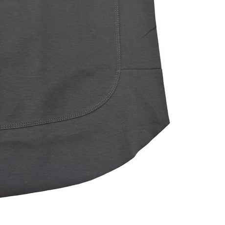 Dignite collier 裾切替 Tシャツ - チャコール