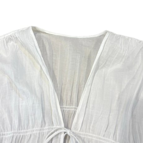 cafune | シフォンカーディガン | 【White】