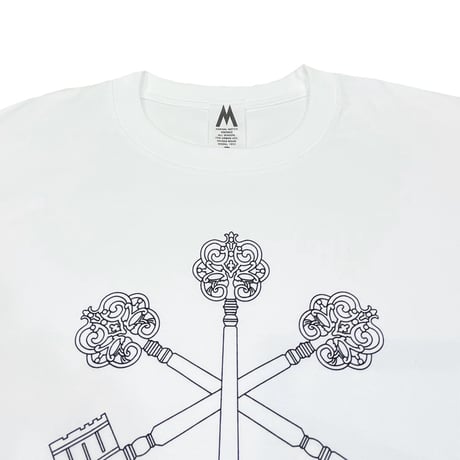 M53. Key Tシャツ-ホワイト