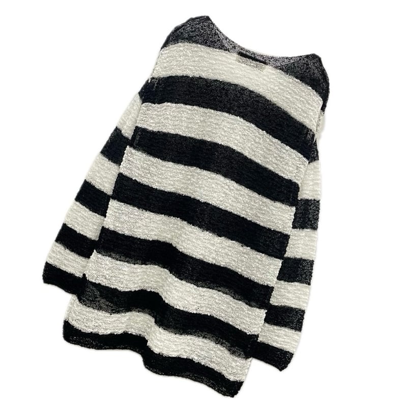 THOMAS MAGPIE ニット THOMAS MAGPIE ボーダーニット-ブラック | grasol Nagasaki St