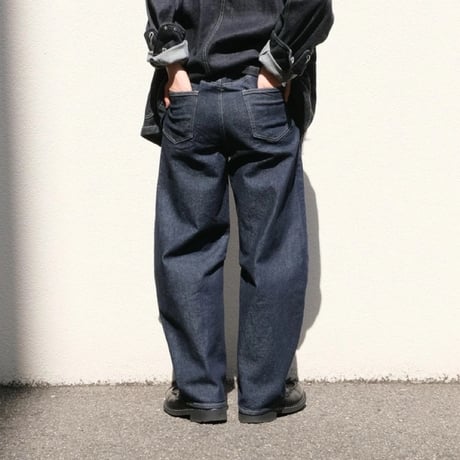 vent blanc+  10.5ozデニム カーヴィーパンツ  -ホワイト