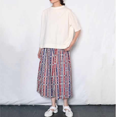 TIGREBROCANTE  バンブーチェックビエラビックタックキュロット-Enji