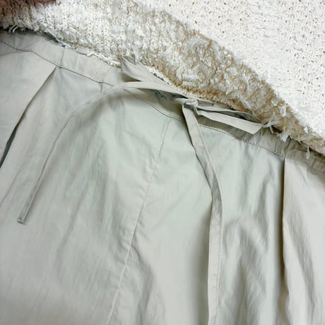 EN'DAY ニット切替オールインワン  - アイボリー