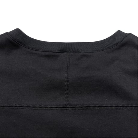 DignteCollier    ワンポイントロゴコクーンTシャツ     -ブラック