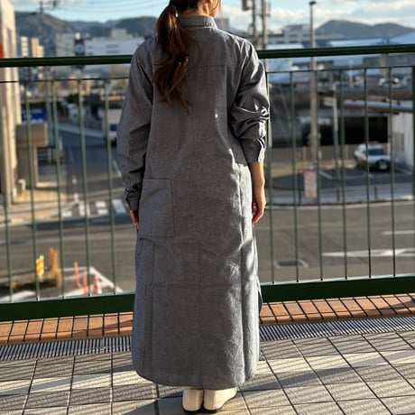 ventblanc 丸襟ワンピース　blue