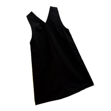 TIGREBROCANTE ジンバブエＶネックワークノースリーブワンピース　Black