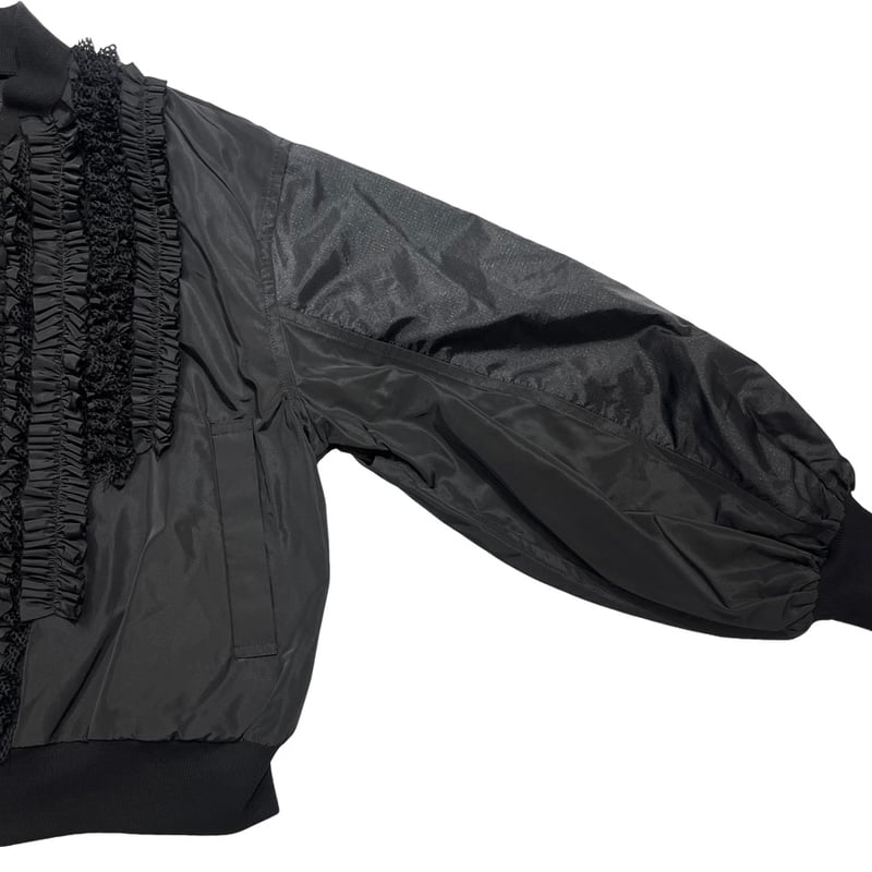 THOMASMAGPIE ブルゾン THOMASMAGPIE フリルブルゾン -ブラック | grasol Nagasak