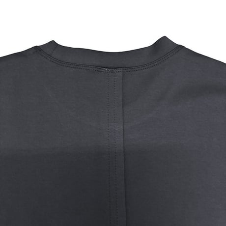 Dignite collier 裾切替 Tシャツ - ブラック