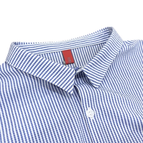 LIROMA デザインシャツワンピース　stripe