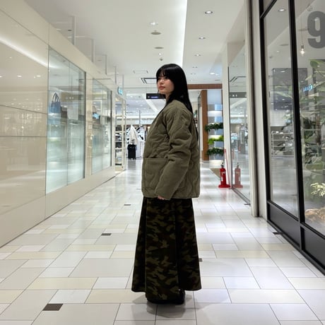LUMBER (ランバー) キルティングジャケット カーキ