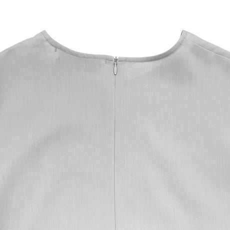 THOMAS MAGPIE ストレッチツイルワンピース  グレー