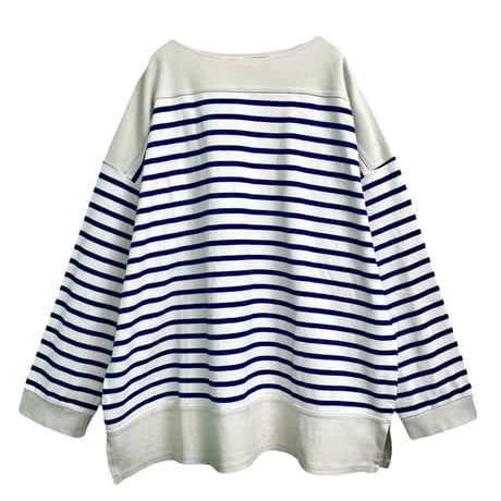 vent blanc ボーダーカットソー -ネイビー