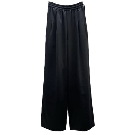 LIROMA アセテートロングワイドパンツ