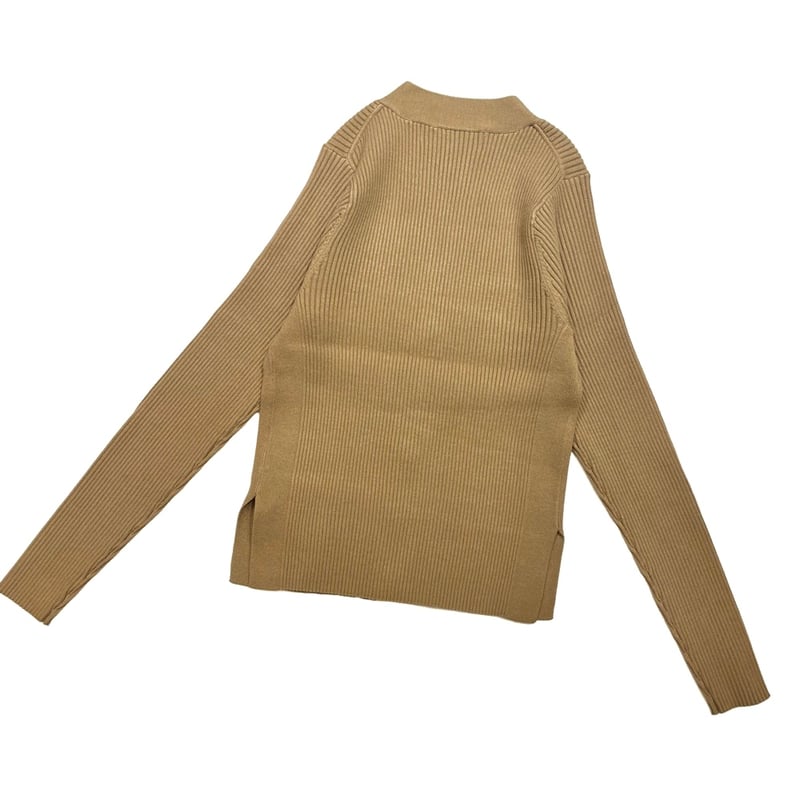 THOMASMAGPIE Vネックリブカーディガン -ブラウン | grasol