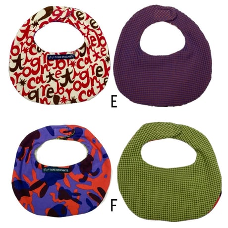TIGRE BROCANTE リバーシブルビブ