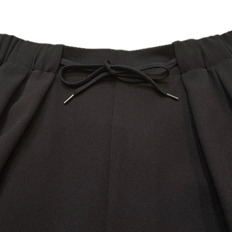 QTUME | カーゴシルエットパンツ | 【Black】