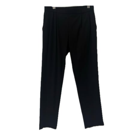 QTUME | ハイテンションストレッチテーパードパンツ | 【Black】