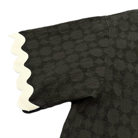 THOMAS MAGPIE ウェーブシャツ Black