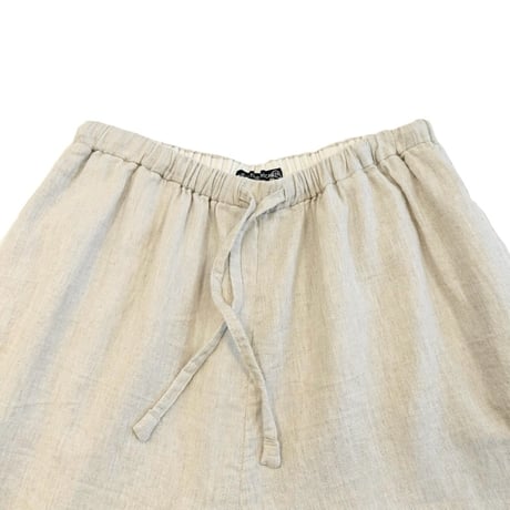 TIGRE BROCANTE ツイルギャザーワイドパンツ-Beige