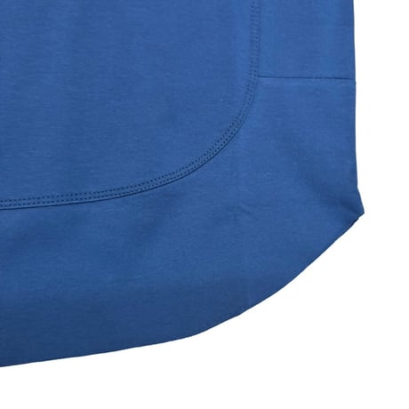 Dignite collier 裾切替 Tシャツ - ネイビー