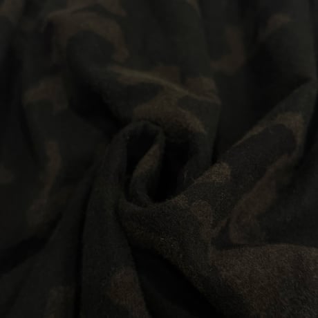 vent blanc カモフラージュネルスカート black