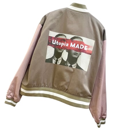 THOMAS MAGPIE バックプリントスタジャン-カーキ