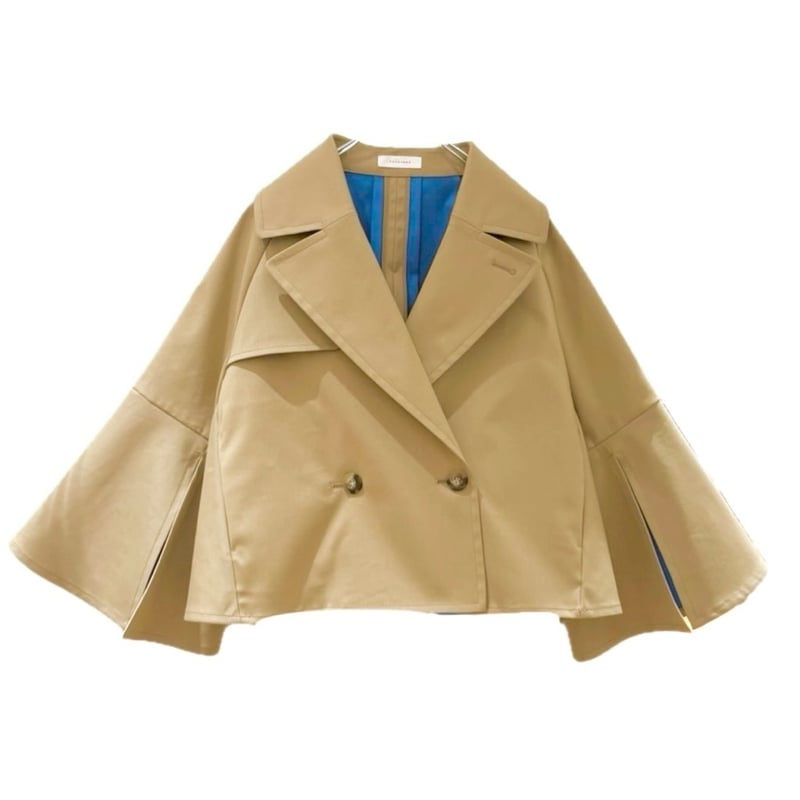 PASSIONE(パシオーネ) ショートスプリングコート ベージュ | grasol